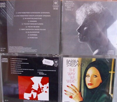 Barbra Streisand- The Way we were (Japan)/Greatest Hits 2 (USA)- 2CDs No Barcode