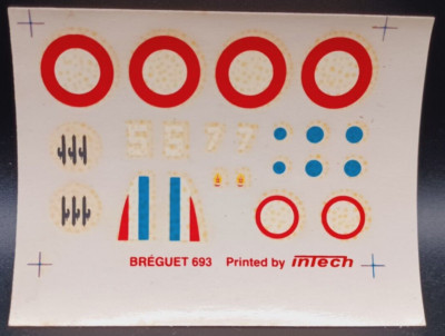 Unknown | No. ? | 1:72 Breguet 693 Decals