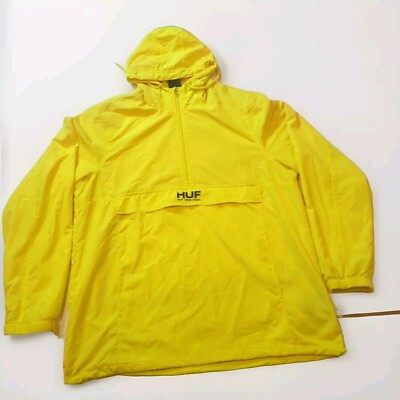 Huf Clothing Huf Yellow Jacket HUF Pacsun Simon Navy Blue Nylon