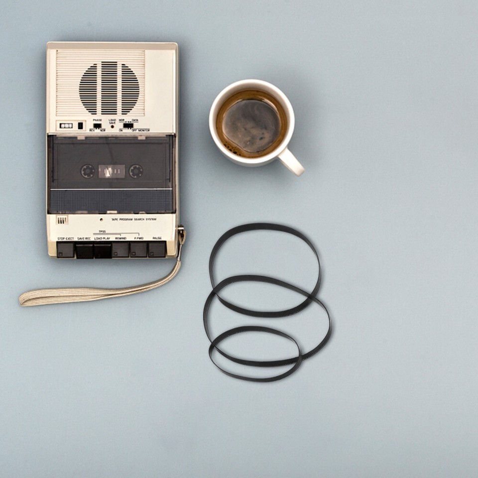 50 Pieces DVD Drive Belt Tape Recorder Multiple Use Replacement