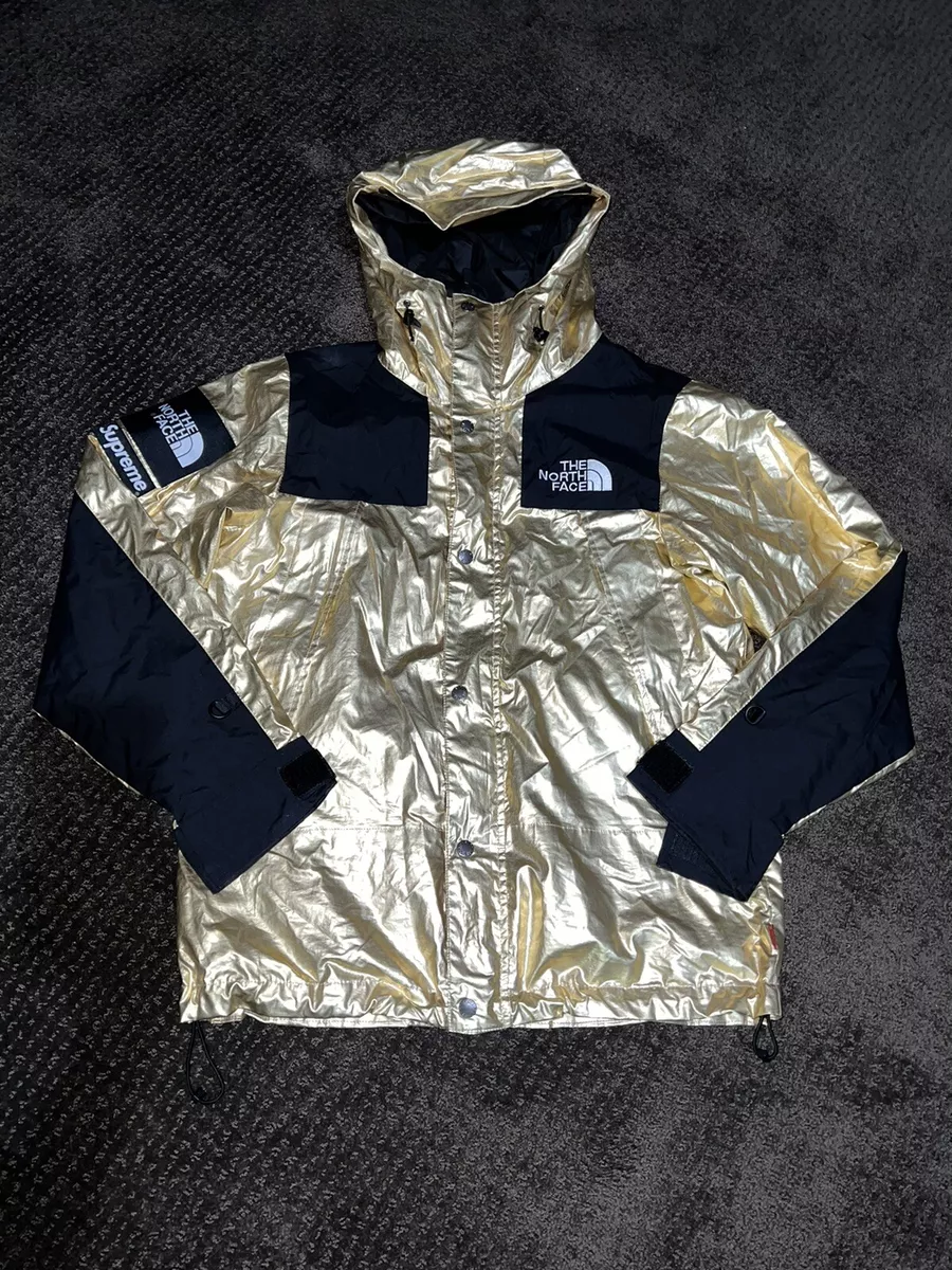 Supreme X The North Face Metallic Mountain Parka GOLD SS'18 Size S