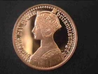 1847 VICTORIA GOTHIC HEAD PENNY  .