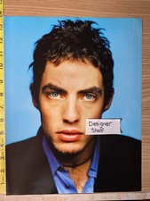 Jacob Dylan Vintage 1997 Photo Photograph Head Shot In Black Jacket