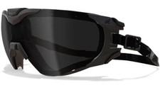 Edge Eyewear Super 64 Safety Glasses Black Frame G-15 Vapor Shield Lens / TPR