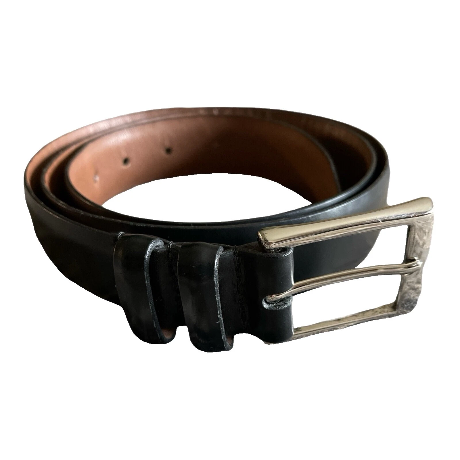 Cinturones para hombre negra Allen Edmonds