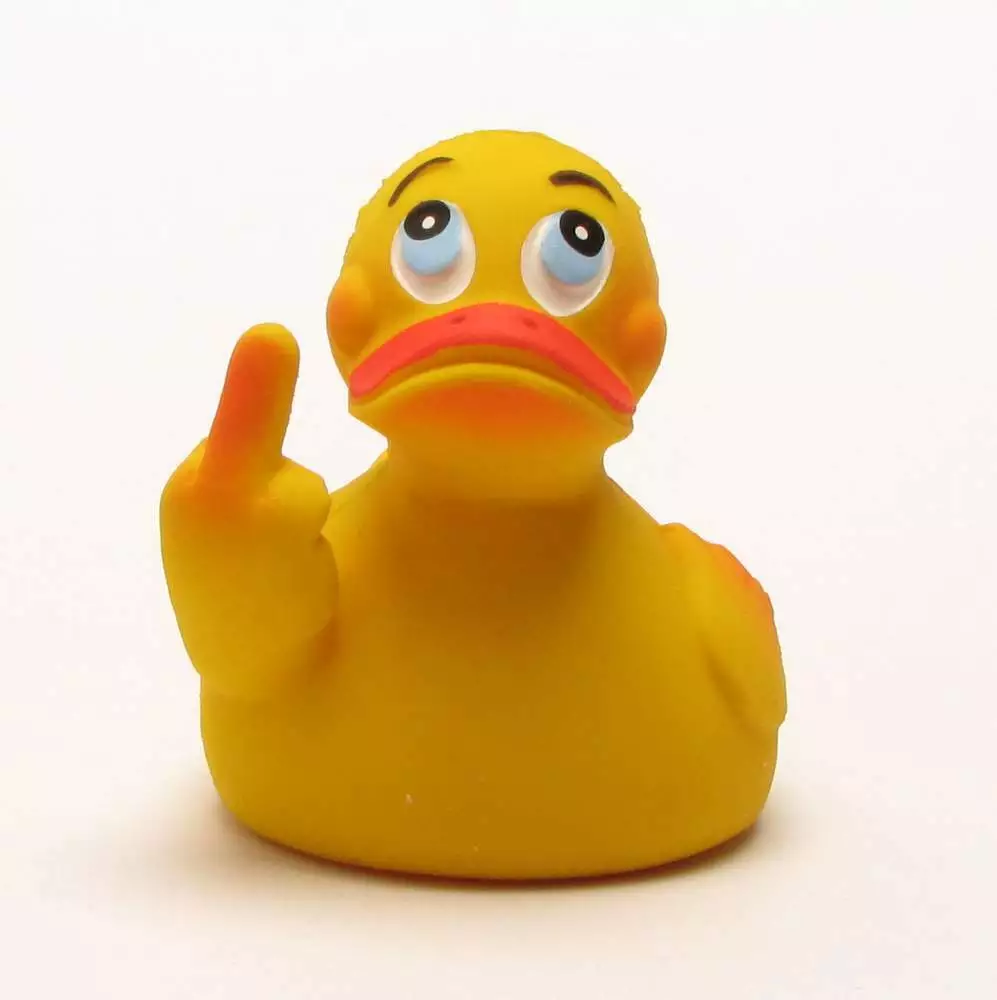 Rubber Duck Bath Duck Stinky finger Siggi Ducky Rubber Duckie