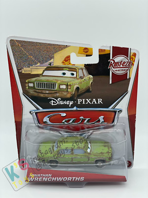 DISNEY PIXAR CARS BY MATTEL, JONATHAN WRENCHWORTHS - RUSTEZE RACING SERIES - BNI