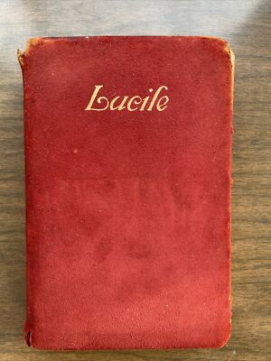 Lucille by Owen Meredith, [ca. 1902], Gorgeous Red Reversed Calf Cover