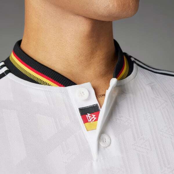 adidas Germany 1996 Home Mens Soccer Jersey White Asia-Fit