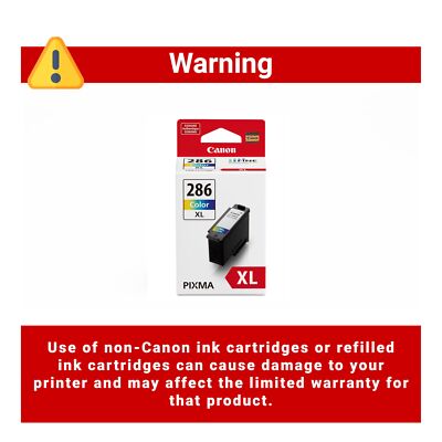 Extra Large Canon Ink Cartridges CL 286 XL Compatible with TR7820