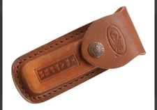 Case xx Brown Leather Trapper 980 Knife Belt Sheath 980