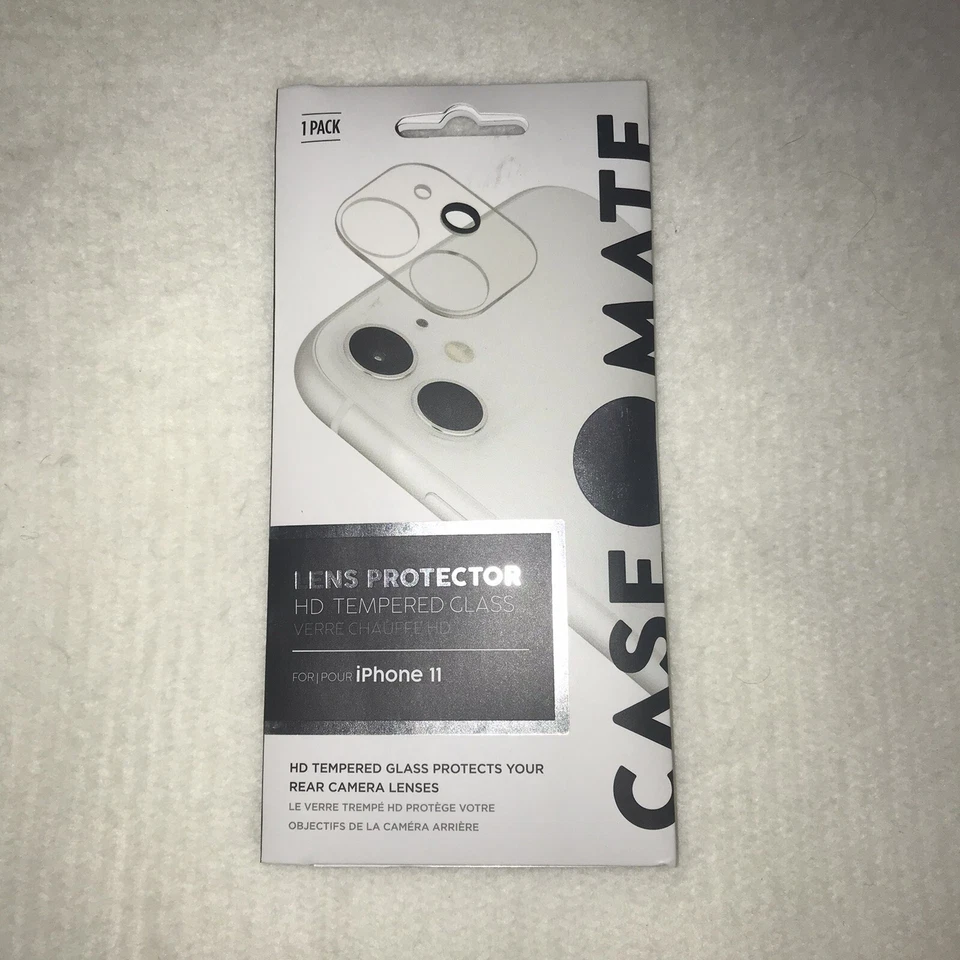 Case-Mate iPhone 11 Lens Protector HD Tempered Glass - Clear NIB - Image 3 of 4