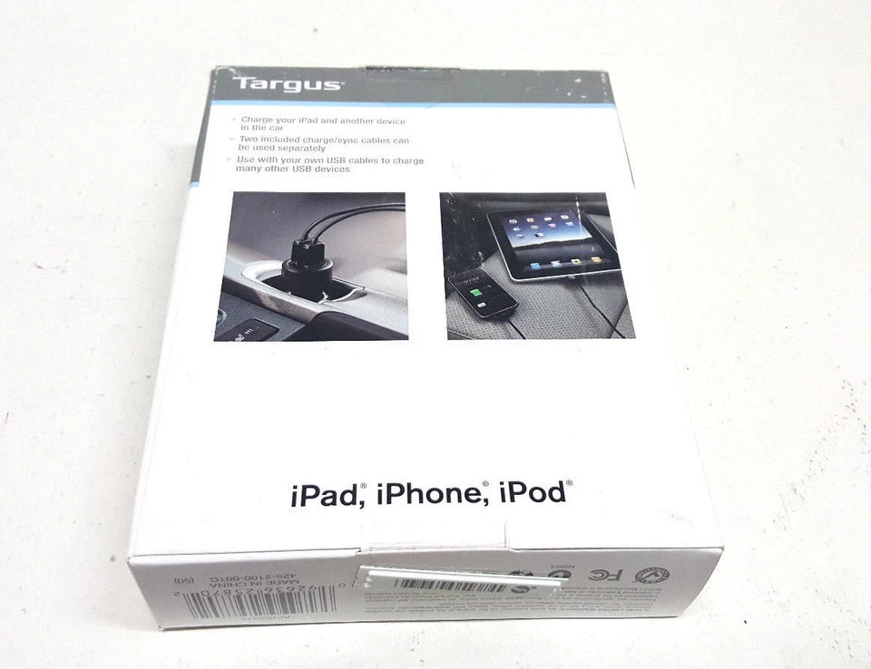  Targus Dual Car Charger for iPad APD05US - Image 3 of 4