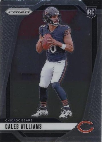 2024 Panini Prizm #301 Caleb Williams Orange Lazer Prizm RC SGC 10