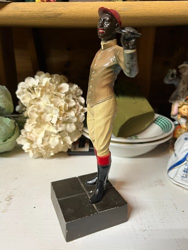 Vintage Early 1900s Table Top Painted Cast Iron Lawn Jock Club 21 Style X-Fine - Picture 4 of 10