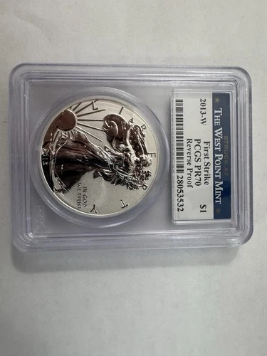 2013-W AMERICAN EAGLE PCGS PR70 REVERSE PROOF