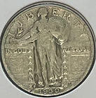 1930-S Standing Liberty Silver Quarter 25C - San Francisco Mint - Priced to Go.