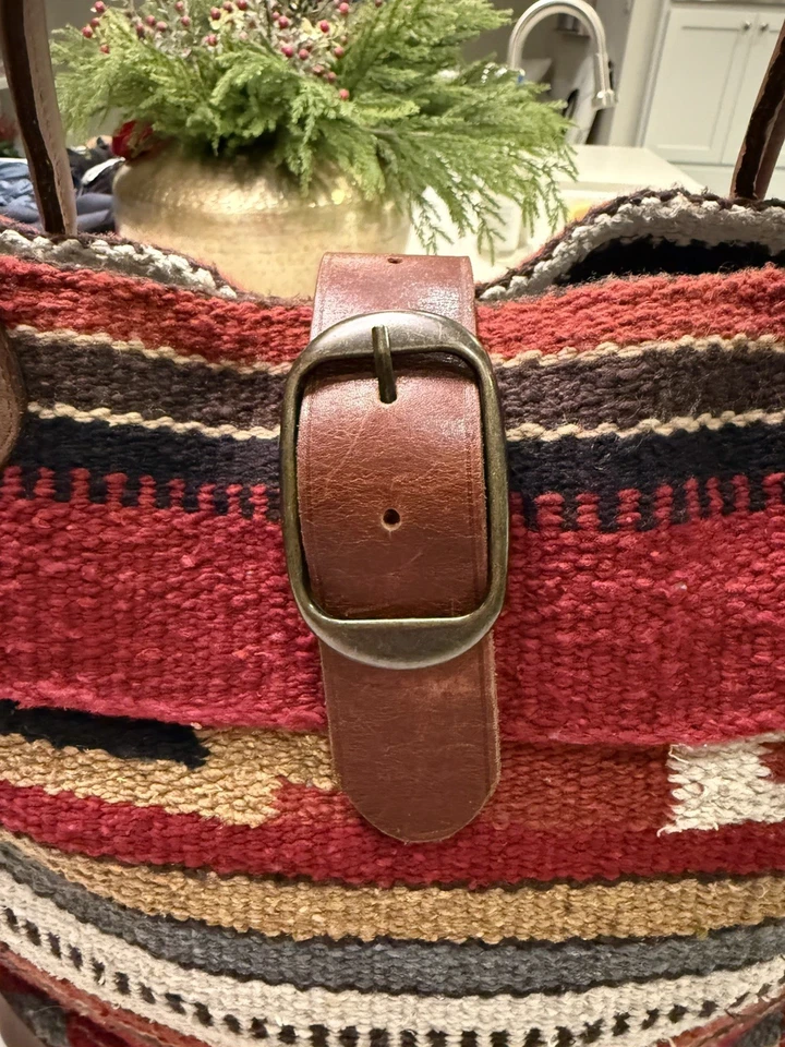 Bolso McFadin Sisters Two Bar West Manta Southwestern Azteca Texas - De colección Foto 3 de 4