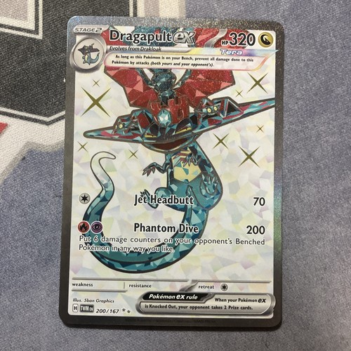 dragapult pokemon card worth ex 130/167 Twilight Masquerade Lot : Toys & Games Ultra Rare Retreat cost Dragapult ex Pokemon Cards Price