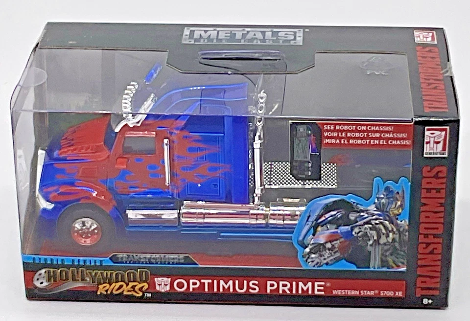 Optimus Prime Transformers Metal Die Cast Hollywood Rides Western Star 5700XE - Image 3 of 4