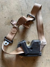 85 86 87 88 1986 Pontiac Fiero Left Driver Seat Belt Retractor Tan Fast Ship