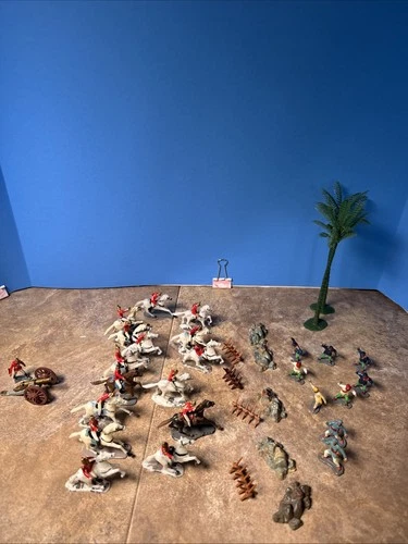 Vintage 1960s Marx Miniature Charge of the Light Brigade Playset Lot