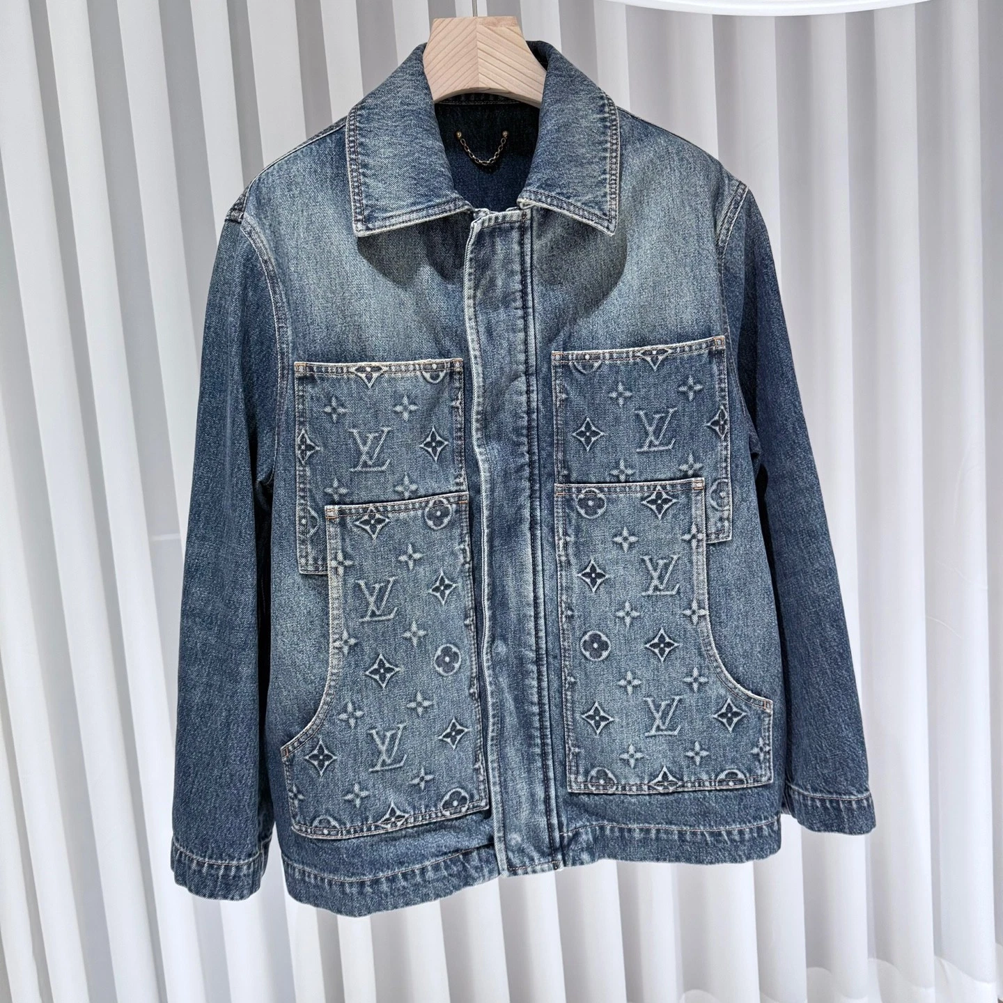 LOUIS VUITTON（LV） Louis Vuitton Monogram Carpenter Giacca Denim 48 137586369