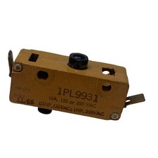 1PL9931 Honeywell SPST Snap Action Pushbutton Microswitch 125/250Vac 15A