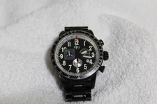 ESQ By Movado ES 021145483 Black  Stainless Steel  Swiss Quartz Movement Watch