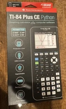 Texas Instruments Ti-84 Plus CE Graphing Calculator PYTHON + New Factory Sealed!