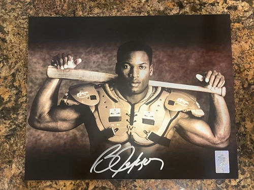 Bo Jackson signed 8x10 photo hologram
