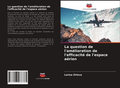 Larisa Orlova | La question de l'amélioration de l'efficacité de l'espace aérien