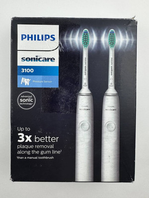 Philips Sonicare HX3675/13 Gebraucht Doppelpack Weiß Akku Timer