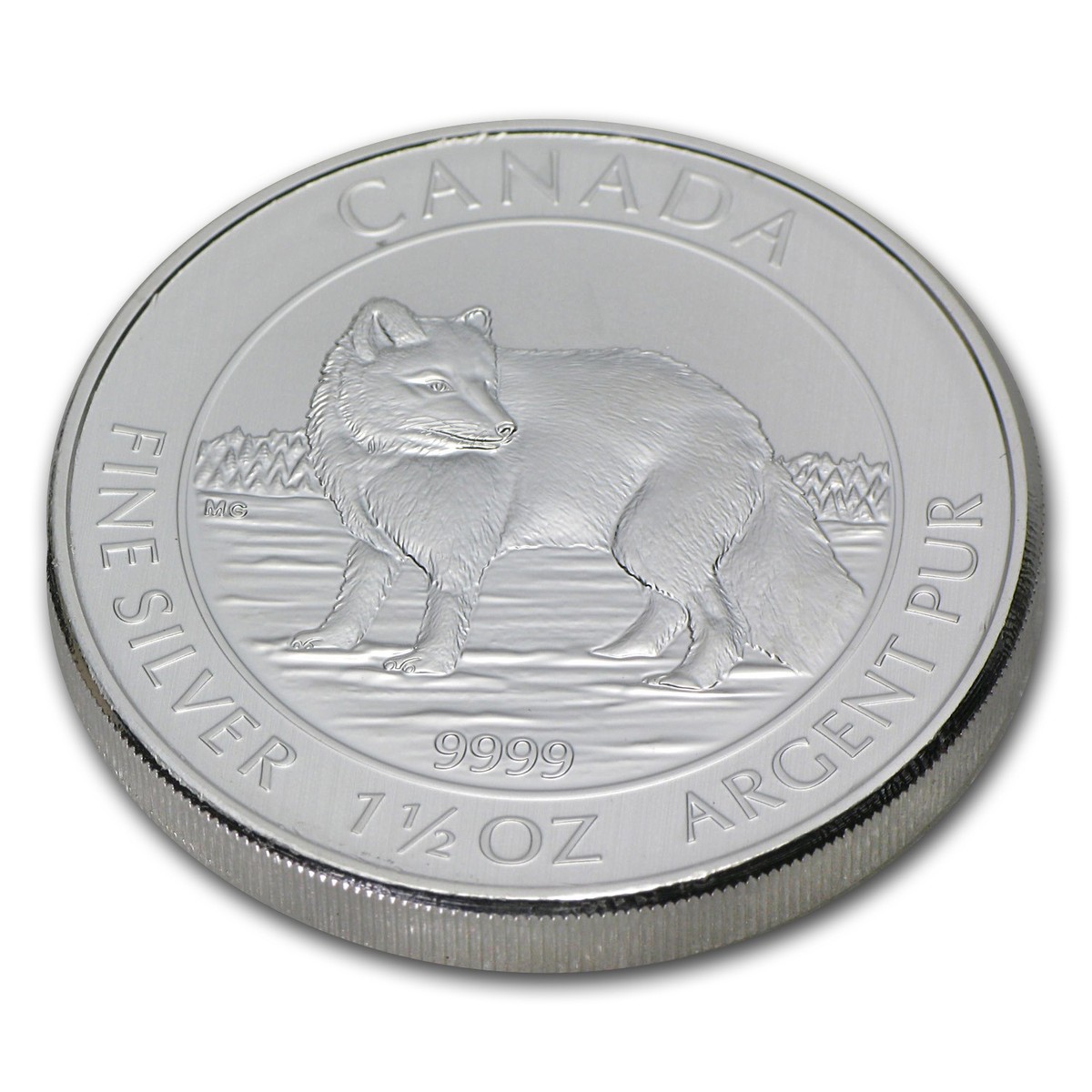 2014 Canada 1.5 oz Silver $8 Arctic Fox BU | eBay