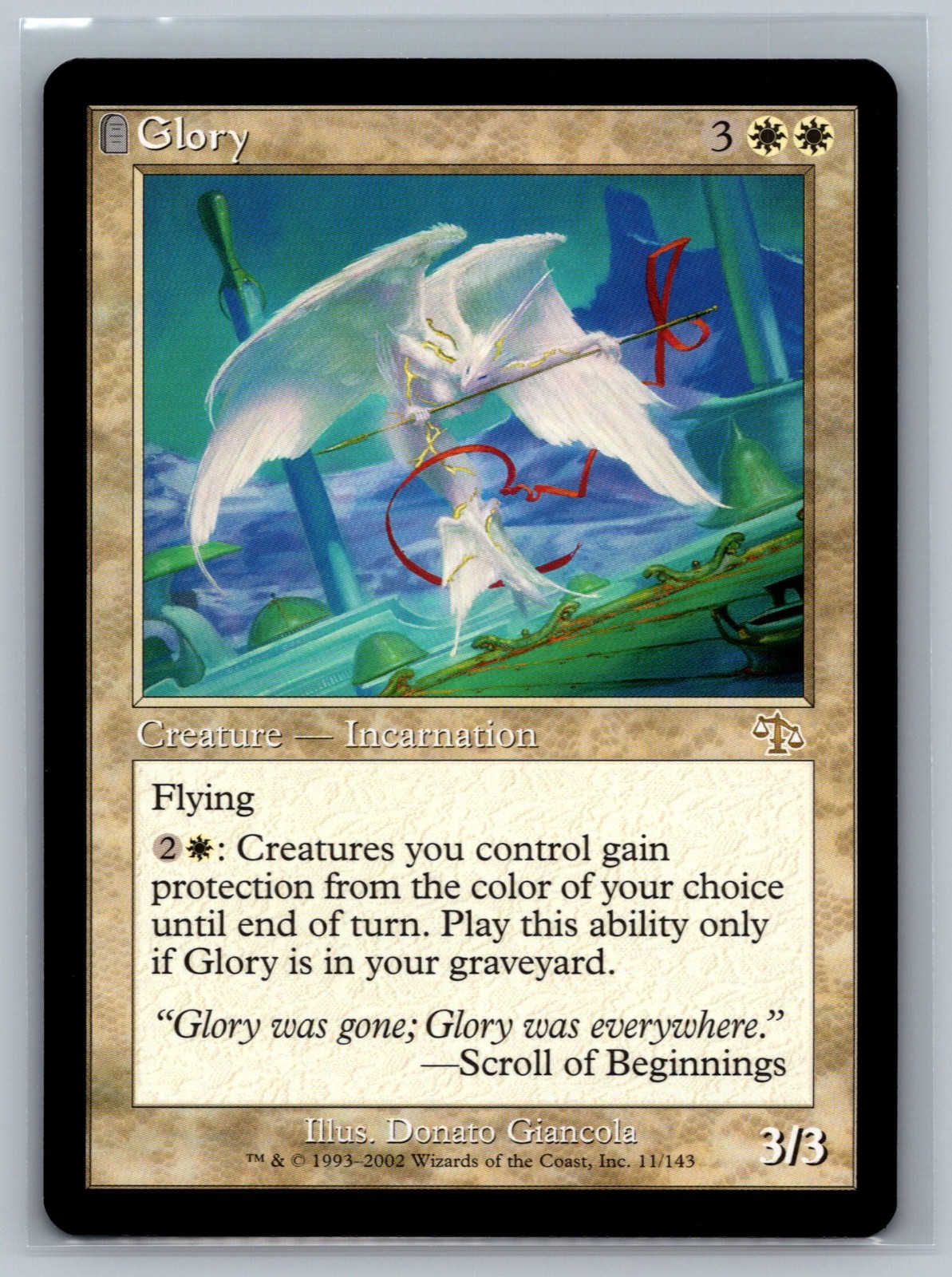 Magic The Gathering Judgment Glory #11/143 MTG TCG CCG