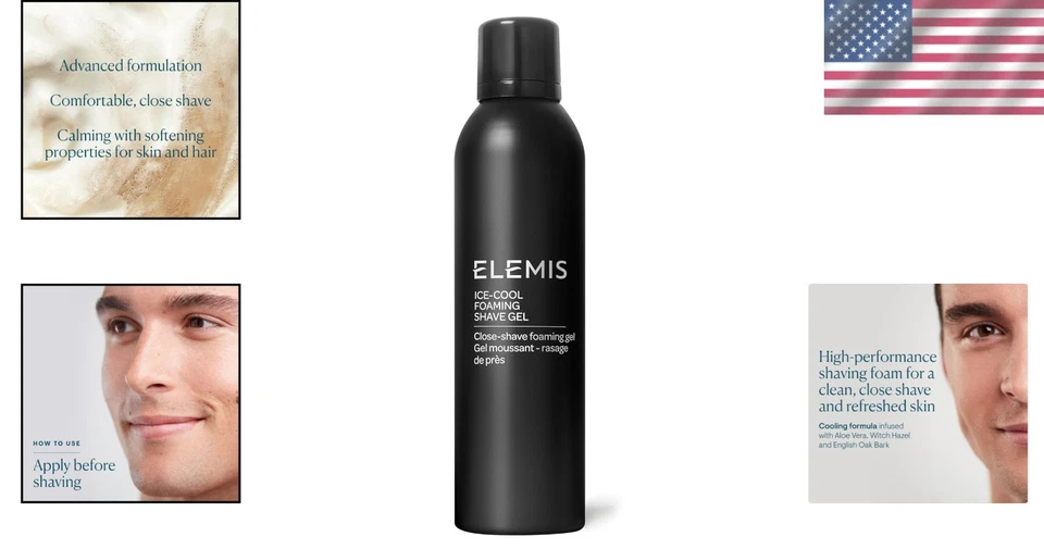 Gel de afeitar Soothe & Protect para hombre, 6,7 oz Foto 2 de 4