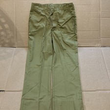 Boy Scouts Pants Youth Olive Green Official Uniform Cargo Vintage
