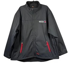 MATCO TOOLS Soft Shell Full Zip Jacket by Berne, Black, Size 2XL