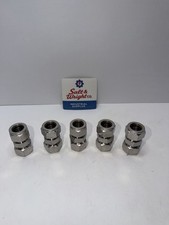 Lot of 5 Parker A-Lok 12SC12-316 SS 3/4” Tube x 3/4” Tube Union