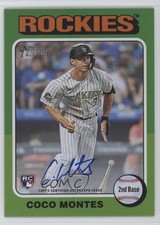 2024 Topps Heritage High Number Real One Auto Coco Montes #ROA-CMON Auto w5b