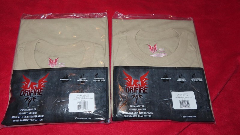 DRIFIRE COMFORTABLE FR WEAR (2) SS T-SHIRT SMALL DF2-446TS NIP XX