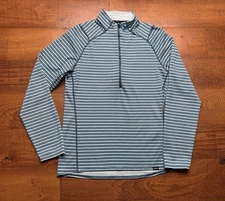 Patagonia Capilene 3 Midweight Zip-Neck Pullover Mens Medium Blue Base Layer