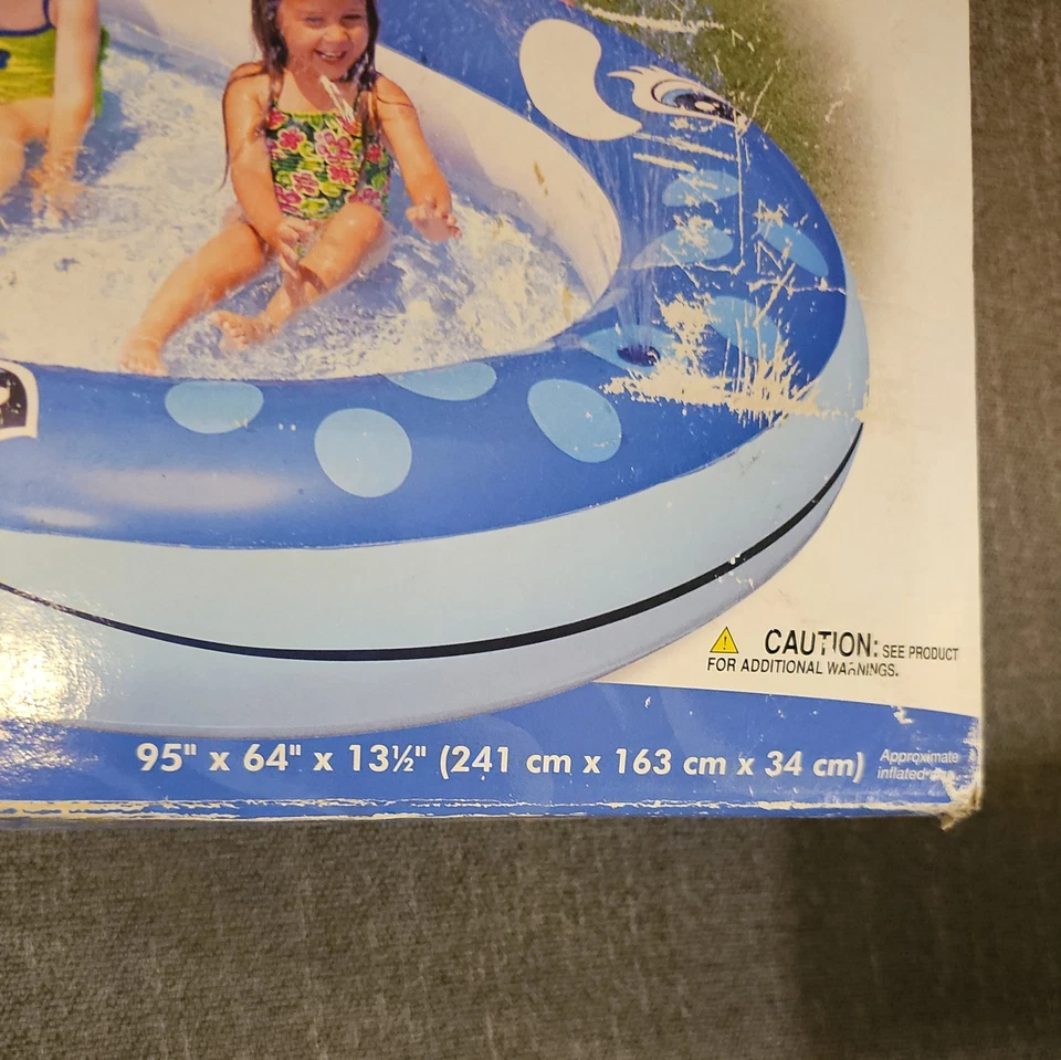 2008 Intex The Wet Set Whale Spray Childs Kiddie Pool - Image 2 of 4