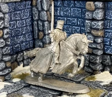 LORD HARCOURT'S CAVALRY Ral Partha 11-850 Sandra Garrity metal D&D 1990 TSR AZ25