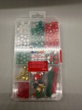 Creatology Bead Kit Christmas Bracelets Necklace 4 Charms In Sealed Case NOS