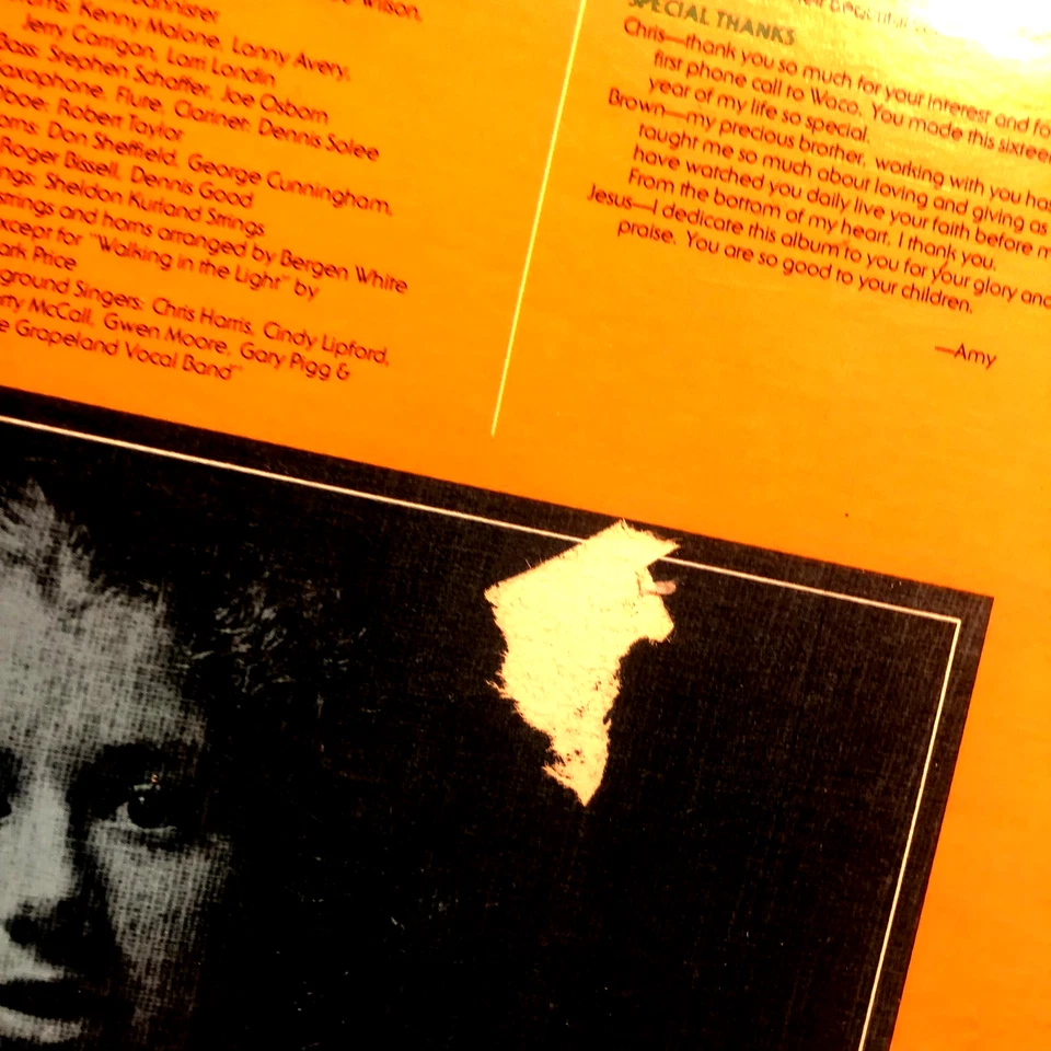 Amy Grant Self Titled S/t Debut 1st LP Christian pop Vg - Image 4 of 4