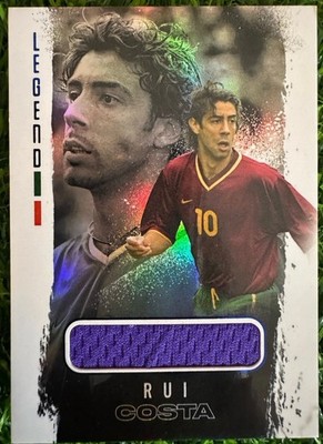 Rui Costa Futera Legendary Jerseys Game Worn Patch /4 Fiorentina Portugal