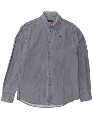 Kappa Mens Shirt Large Navy Blue Cotton AJ04