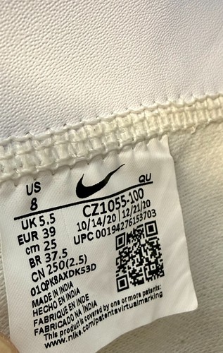 Size 8 - Nike Blazer 77 Vintage Mid White Black W - Afbeelding 4 van 10