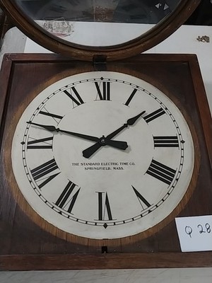 STANDARD ELECTRIC TIME CO. SECONDARY ELECTRIC GALLERY CLOCK | eBay